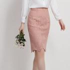 Lace Slim-fit Skirt