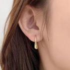 925 Sterling Silver Drop Earring 1 Pair - Gold - One Size