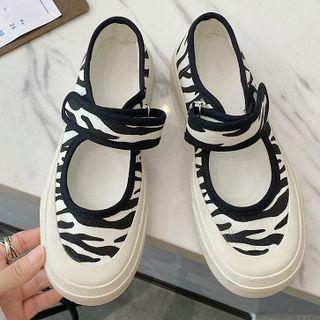 Adhesive Strap Mary Jane Shoes