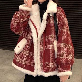 Chenille Panel Coat