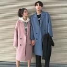 Couple Matching Double-breasted Long Coat