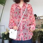 Floral Blouse Pink - One Size