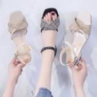 Plaid Knotted Sandals