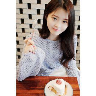 Loose-fit Chunky-knit Top