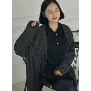 V-neck Chunky Cardigan