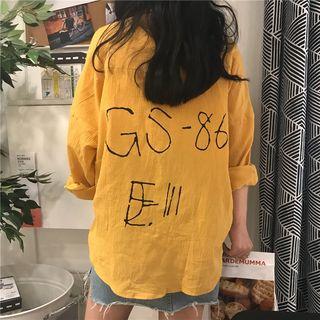 Long-sleeve Oversizede Blouse