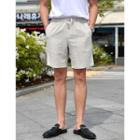 Linen Blend Drawcord Shorts