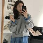 Plain Sweatshirt / Long-sleeve Midi Dress
