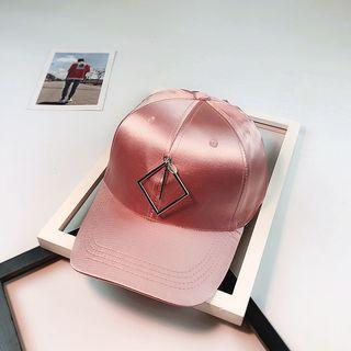 Geometric Drop Satin Baseball Cap
