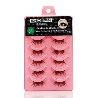 Set Of 5 Pairs: False Eyelash (various Designs)