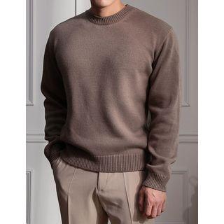 Wool Blend Rib-knit Sweater In 8 Colors