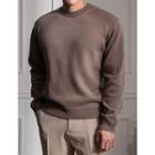 Wool Blend Rib-knit Sweater In 8 Colors