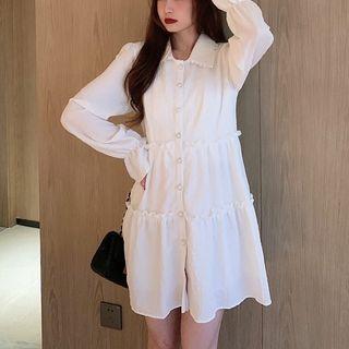 Mini A-line Shirtdress / Cardigan