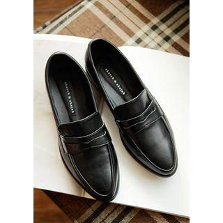 Almond-toe Penny Loafers