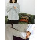 M Lange Cable-knit Sweater