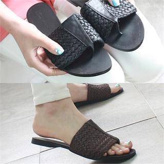 Woven Slide Sandals