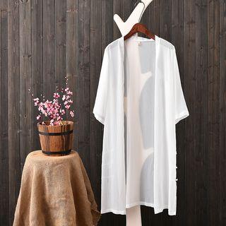Elbow-sleeve Long Light Jacket