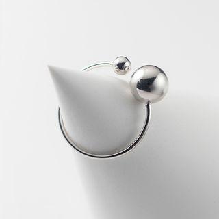 Ball Open Ring Silver - One Size