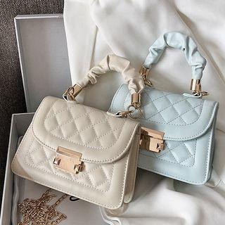 Quilted Flap Handbag