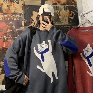 Couple-matching Cat Sweater