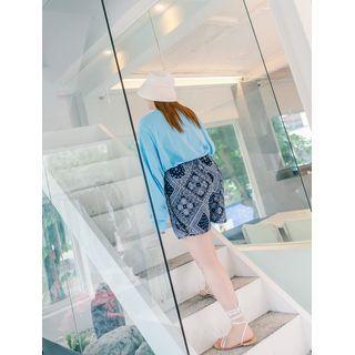 Neon Dip-back Oversized T-shirt
