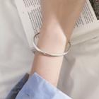925 Sterling Silver Bracelet Glossy - Silver - One Size