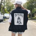 Print Zip Vest