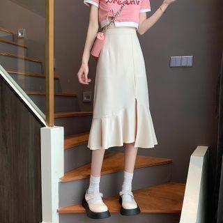 High-waist Fish Tail Semi Skirt