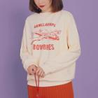 Printed Pullover Beige - One Size