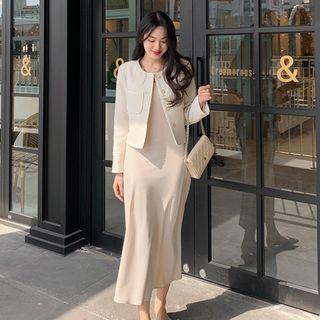 Sway Silky Maxi Spaghetti Strap Dress