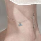 Mermaid Anklet 925 Sterling Silver - As Shown In Figure - One Size