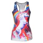 Printed Tank Top As Figure Shown - One Size