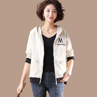 Letter M Hooded Jacket