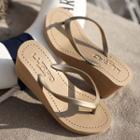 Plain Wedge Flip-flops