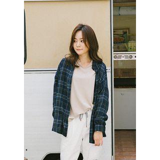 Loose-fit Checked Shirt