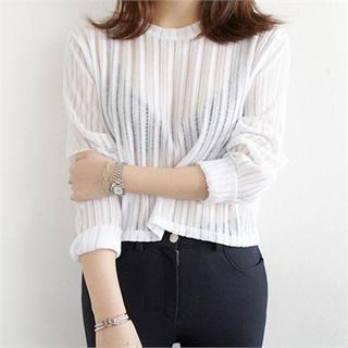 Open-knit Cropped Top