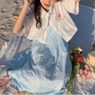 Pocket Cropped Shirt