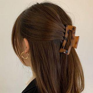 Leopard Print Acetate Hair Claw