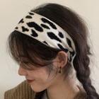 Print Face Wash Headband White - One Size