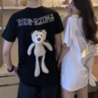 Bear Accent Short-sleeve T-shirt