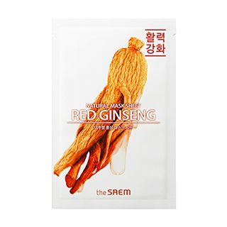 The Saem - Natural Red Ginseng Mask Sheet 1pc 21ml