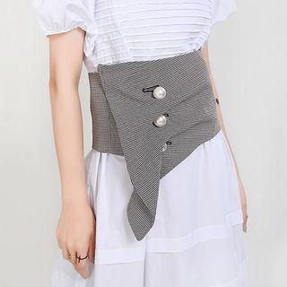 Faux Pearl Waist Belt