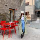 Epaulet Maxi Parka Khaki - One Size