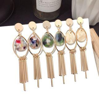 Hollow Bar Drop Earring