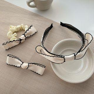 Fabric Bow Hair Clip / Headband / Scrunchie