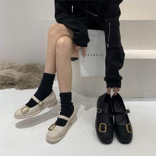 Double Buckled Mary Jane Shoes