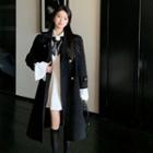 Double Breasted Long Coat / Long-sleeve Dress