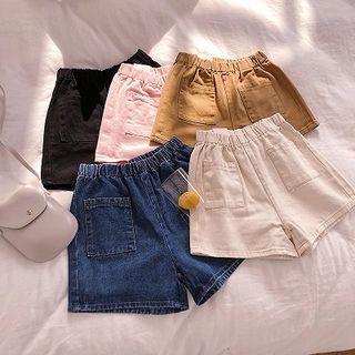 Pocket Detail Denim Shorts