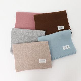 Cashmere Blend Knit Scarf