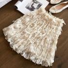 Band-waist Textured Skirt